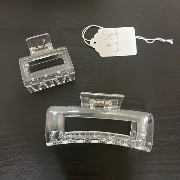 NEW Clear Claw Clips - Picture 2 of 9